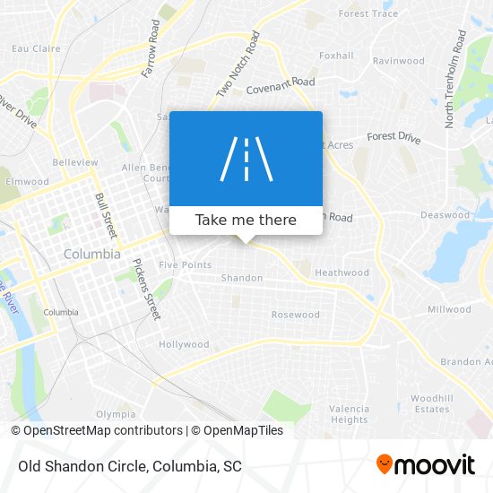 Old Shandon Circle map