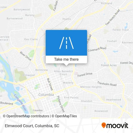 Elmwood Court map
