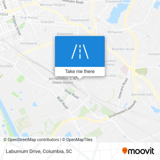Mapa de Laburnum Drive