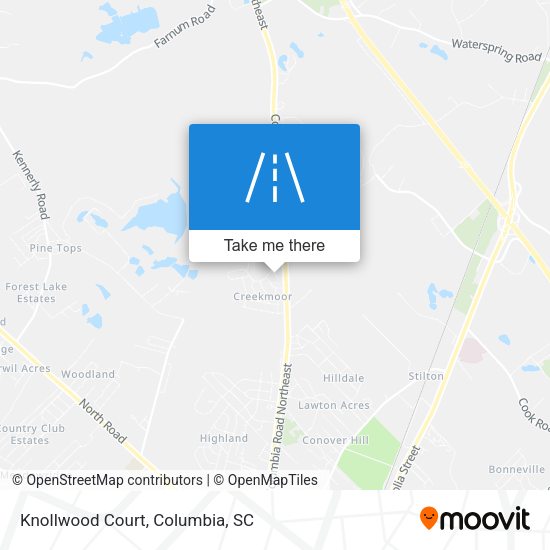 Mapa de Knollwood Court