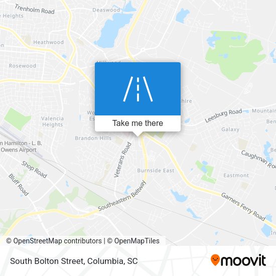 Mapa de South Bolton Street