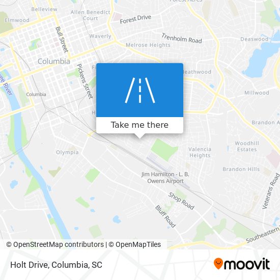Holt Drive map