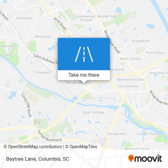 Mapa de Baytree Lane