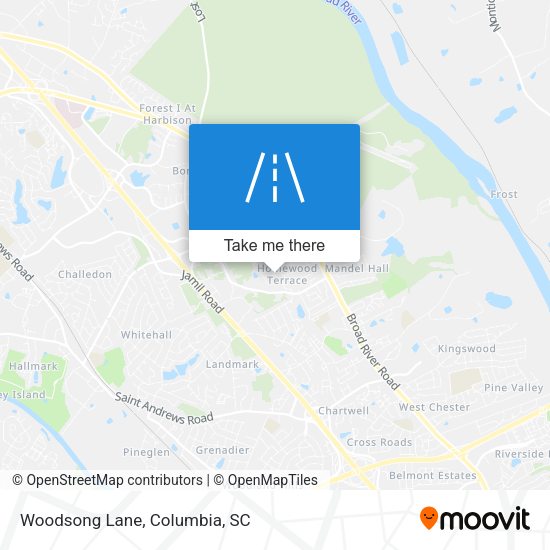 Mapa de Woodsong Lane
