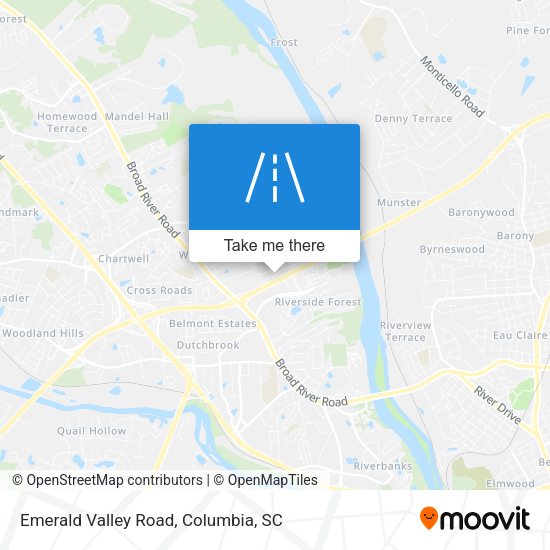 Mapa de Emerald Valley Road