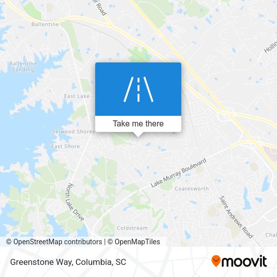 Mapa de Greenstone Way