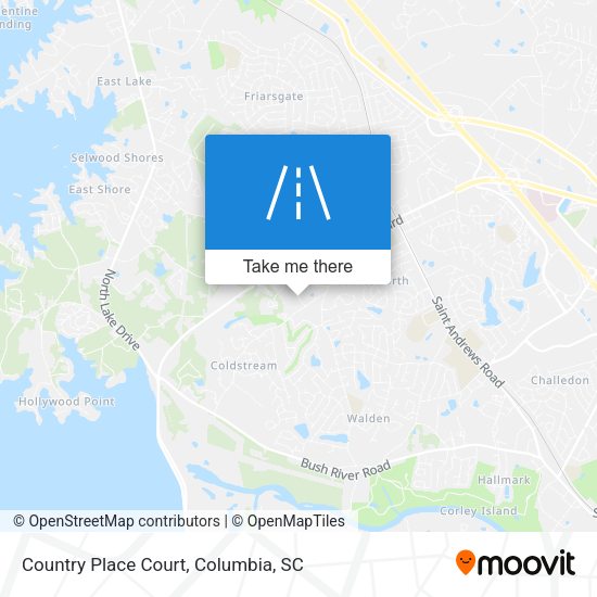 Mapa de Country Place Court