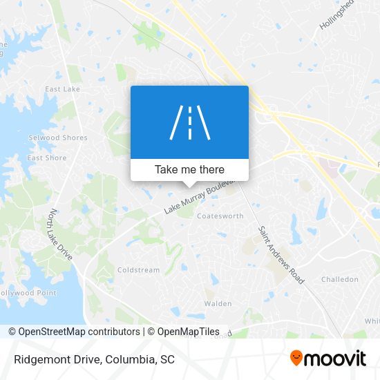 Mapa de Ridgemont Drive