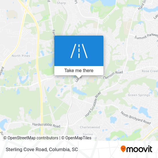 Sterling Cove Road map