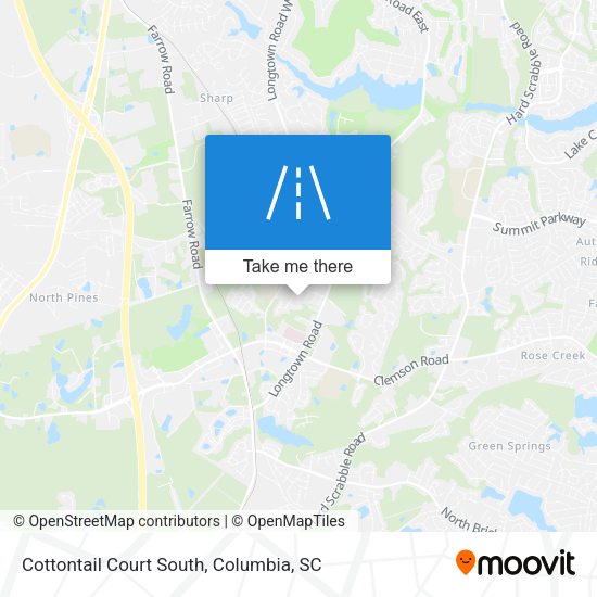 Cottontail Court South map