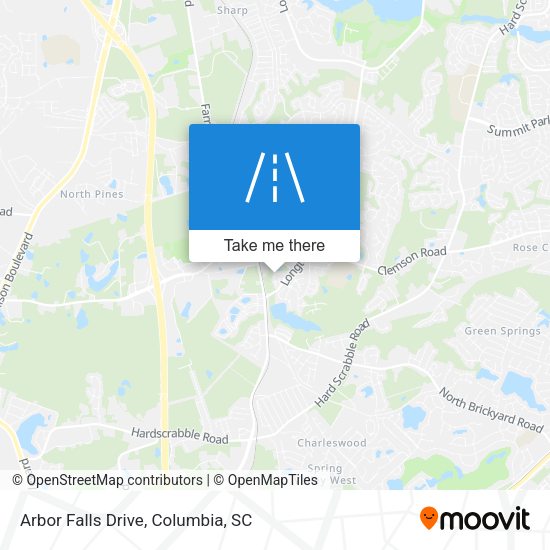 Arbor Falls Drive map