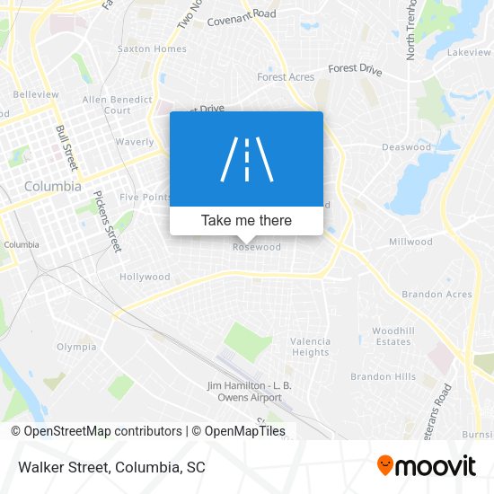 Mapa de Walker Street