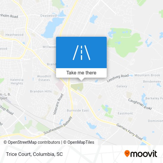 Trice Court map