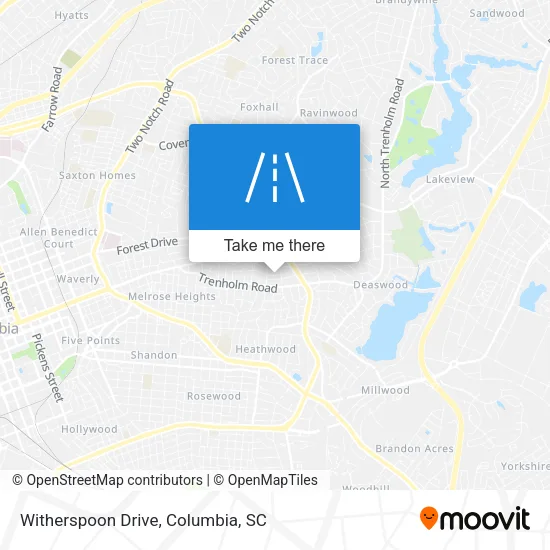Witherspoon Drive map