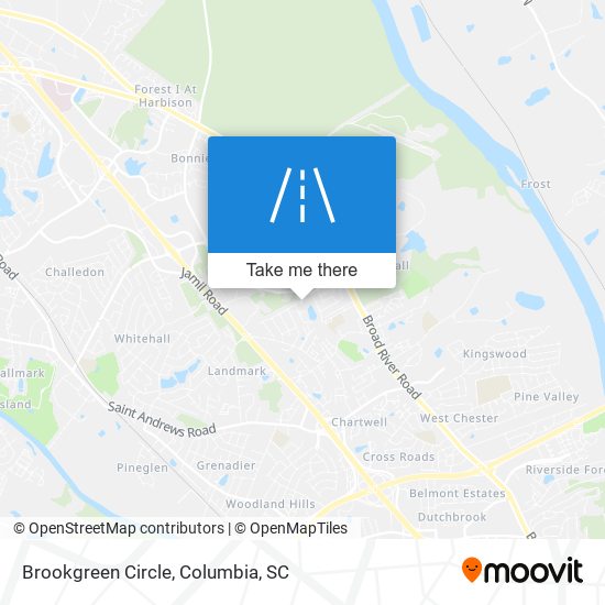 Mapa de Brookgreen Circle