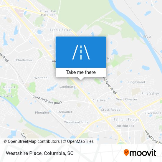 Mapa de Westshire Place