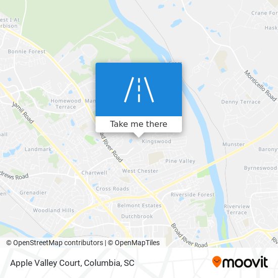 Apple Valley Court map
