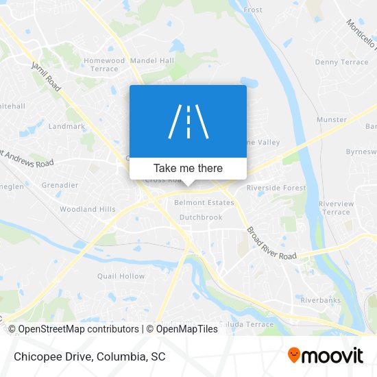Mapa de Chicopee Drive