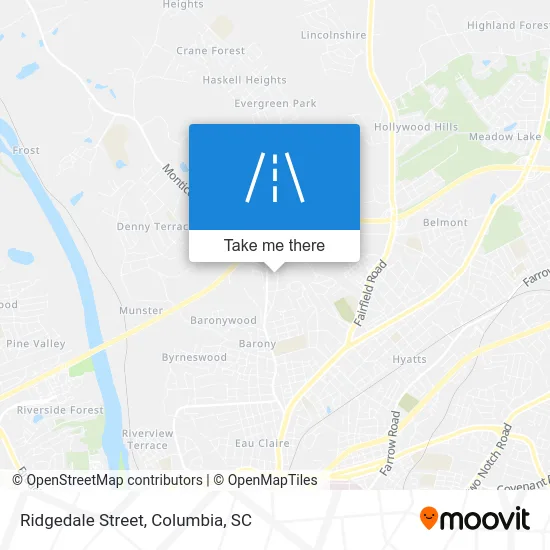 Ridgedale Street map