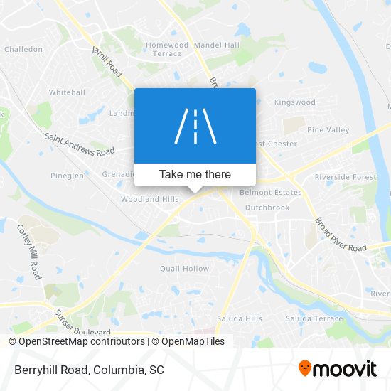 Berryhill Road map