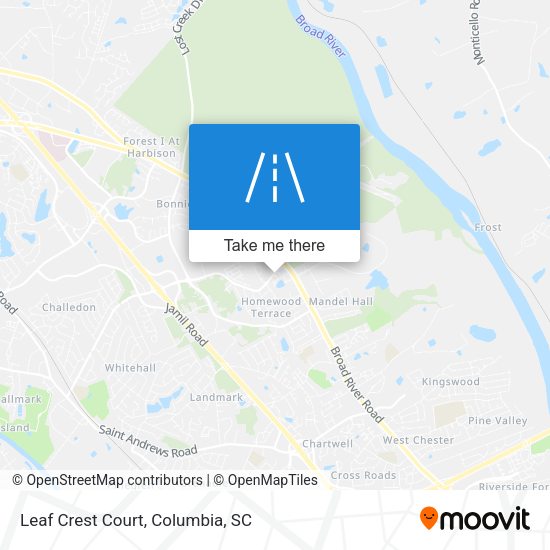 Mapa de Leaf Crest Court