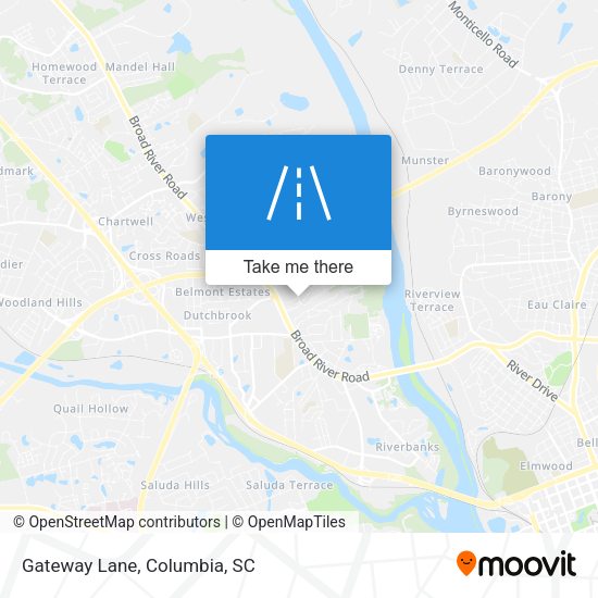 Mapa de Gateway Lane