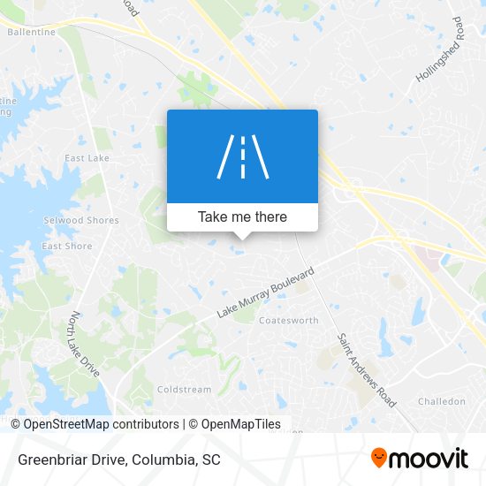 Mapa de Greenbriar Drive