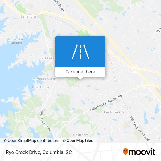 Mapa de Rye Creek Drive