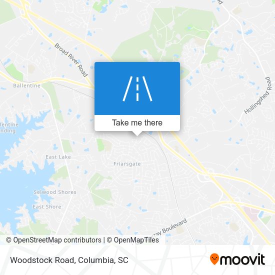 Mapa de Woodstock Road