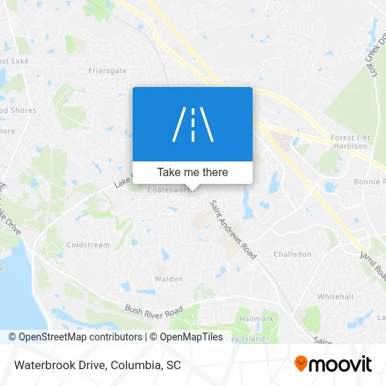 Waterbrook Drive map