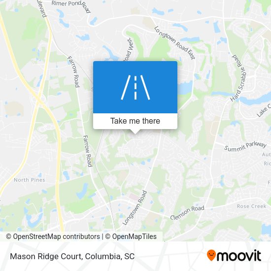 Mason Ridge Court map