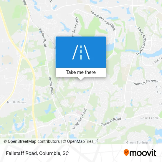 Fallstaff Road map