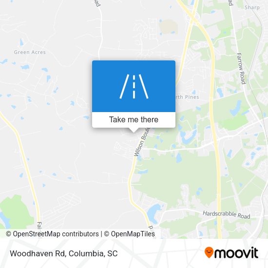 Mapa de Woodhaven Rd