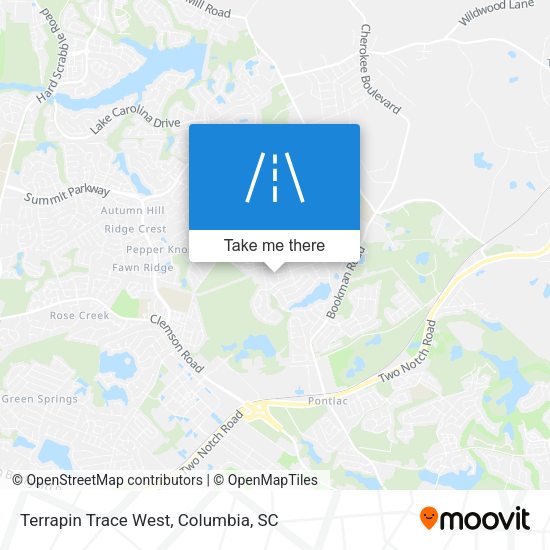 Terrapin Trace West map
