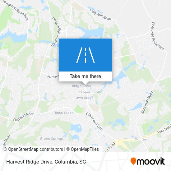 Mapa de Harvest Ridge Drive