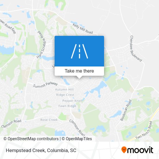 Mapa de Hempstead Creek