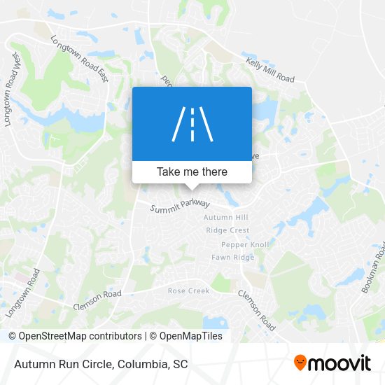 Mapa de Autumn Run Circle