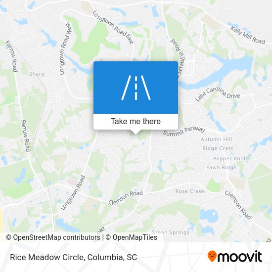 Mapa de Rice Meadow Circle
