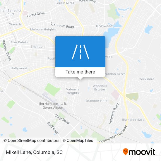 Mapa de Mikell Lane