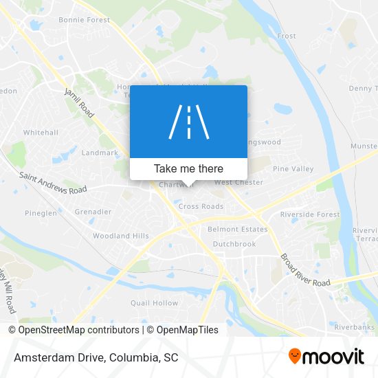 Mapa de Amsterdam Drive