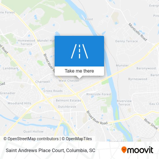 Saint Andrews Place Court map