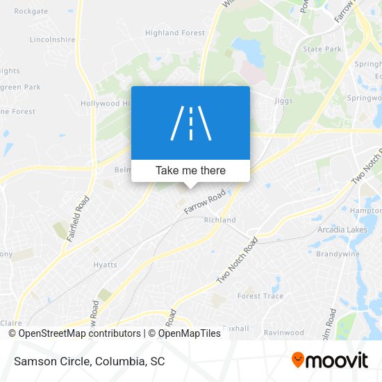 Mapa de Samson Circle