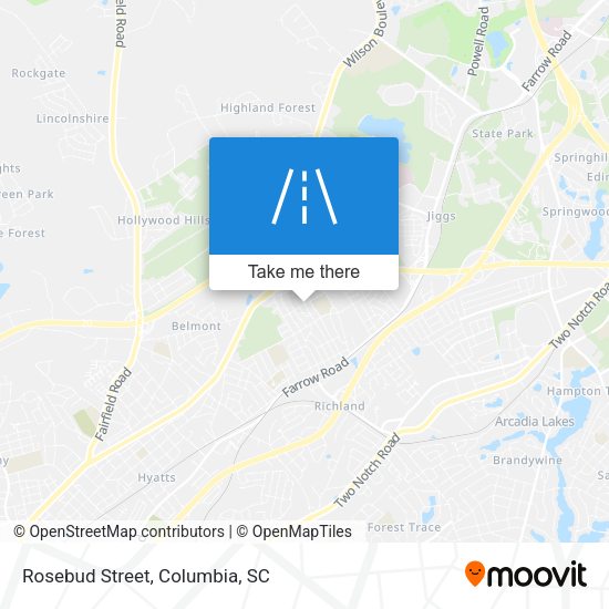 Mapa de Rosebud Street