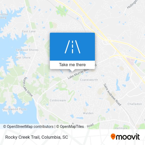 Rocky Creek Trail map