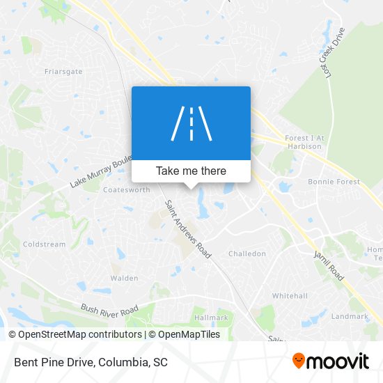 Bent Pine Drive map