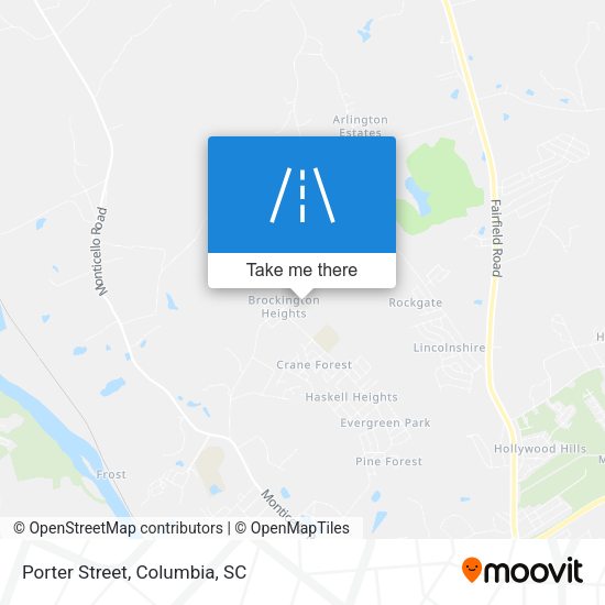 Mapa de Porter Street