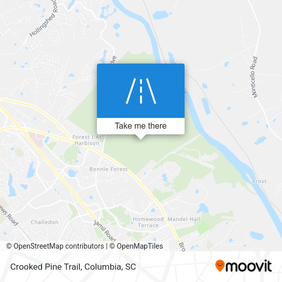 Crooked Pine Trail map