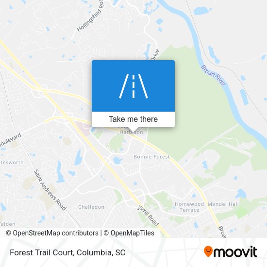 Forest Trail Court map