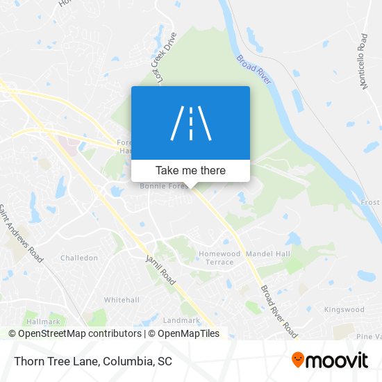 Thorn Tree Lane map