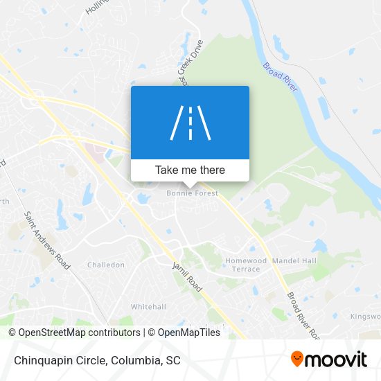 Chinquapin Circle map